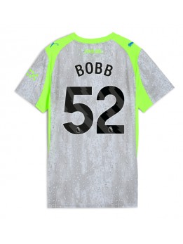 Ženski Nogometna dresi replika Manchester City Oscar Bobb #52 Tretji 2025-26 Kratek rokav Ženski Nogometna dresi replika Manchester City Oscar Bobb #52 Tretji 2025-26 Kratek rokav